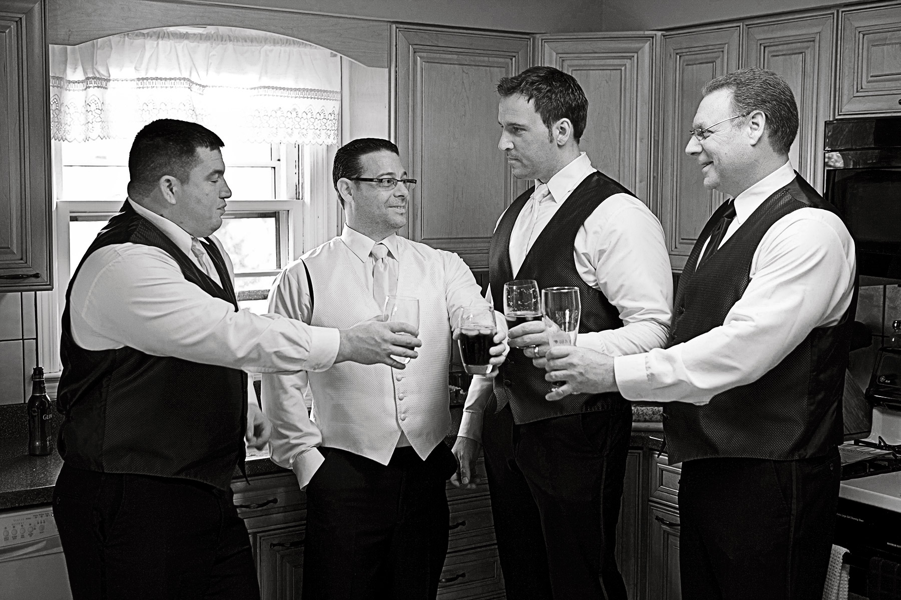 Groom and his boys
